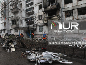 Russian troops strike Dnipro with drones.