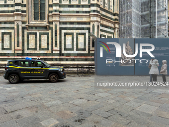Guardia Di Finanza Vehicle In Florence