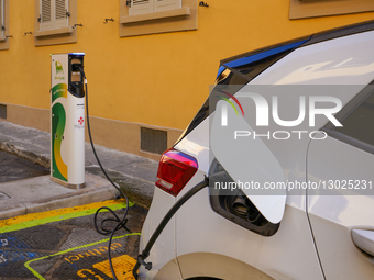 Electric Car Charging In Florence