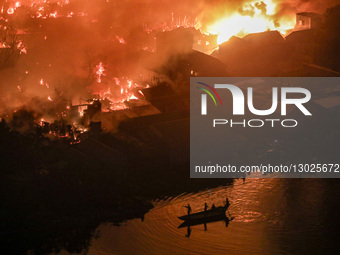 Devastating Fire At Karail Slum