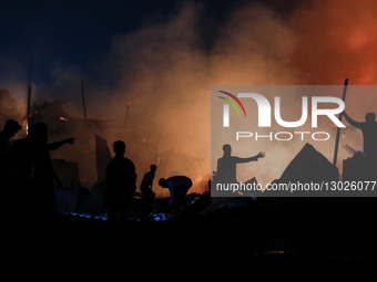 Devastating Fire At Karail Slum