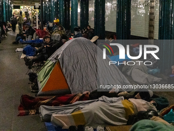 Russian Night Drone Attack In Kyiv, Ukraine