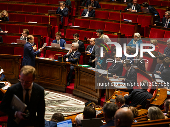 Public Session For The New Reading Of The Social Security Financing Bill For 2026, PLFSS 2026, At The National Assembly In Paris
