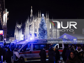 The Lighting Ceremony Of The Milano Cortina 2026 Winter Olympic And Paralympic Games Christmas Tree In Milan