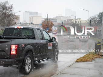 Snowstorm Hits Hampton Roads, Norfolk Area