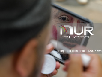 Santa Iluminado Visit Tepito Neighborhood Before Christmas