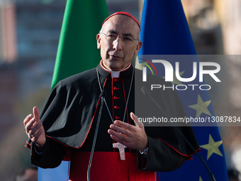 Ceremony For The Dedication Of Ponte Dell'Industria To Saint Francis Of Assisi, Rome