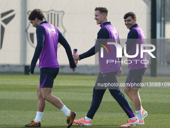 Training Day Of FC Barcelona Ahead The Spanish League, La Liga EA Sports, Football Match Against CA Osasuna