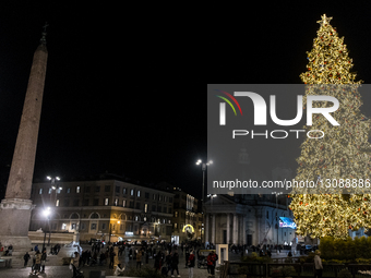 Christmas Atmosphere In Rome