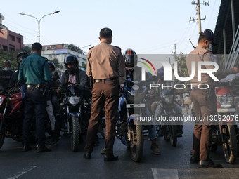 Police Checkpoint In Dhaka