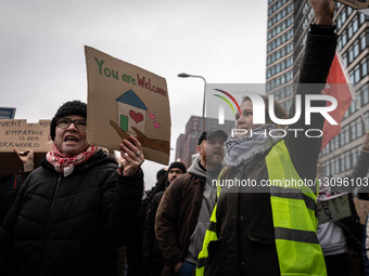 Protest And Counter-Protest Over Asylum Seekers’ Center