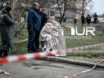 Russian guided bomb strikes apartment block in Zaporizhzhia.