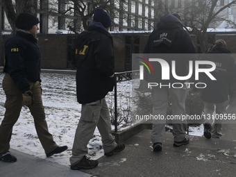 FBI Evidence Response Team Gathers Evidence At Brown University