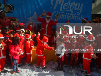 Pre-Christmas Celebration At A School