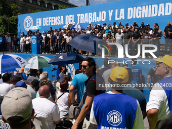 Argentina: Trade Unions Hold A Demonstration Against Labour Reform