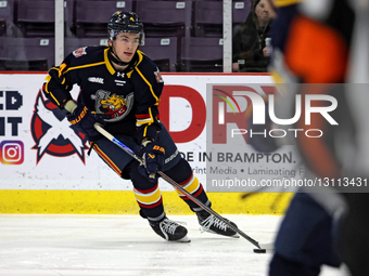 Barrie Colts Versus Brampton Steelheads, OHL Hockey In Brampton, Ontario.