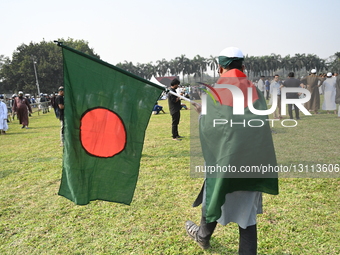 Hundreds Of Thousands Join July Uprising Leader Sharif Osman Hadi`s  Funeral In Dhaka,.