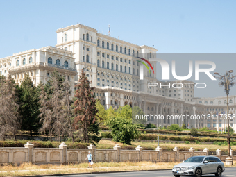 Romanian Parliament Palace In Bucharest