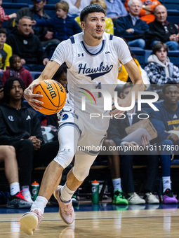 Quinnipiac Bobcats Vs Monmouth Hawks NCAA Basketball