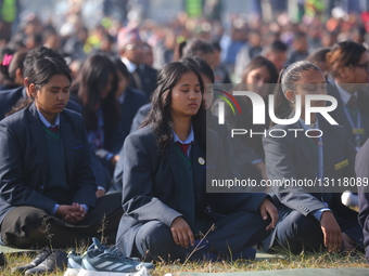 World Meditation Day Celebration In Kathmandu, Nepal