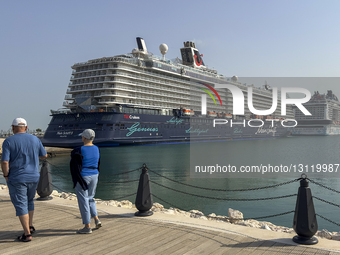 Mein Schiff 5 Valletta And MSC Euribia VallettaDocked In Old Doha Port 2025