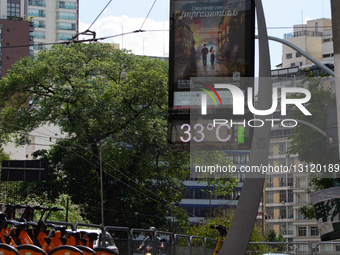 Heat Wave Hits The City Of São Paulo