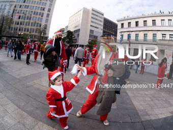 Santa Claus Run In Athens