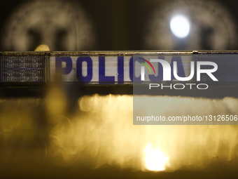 Lightning Of The Christmas Tree Near The Archbishop Palace In Krakow