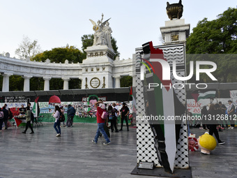 Activists Hold A Protest In Support Palestine