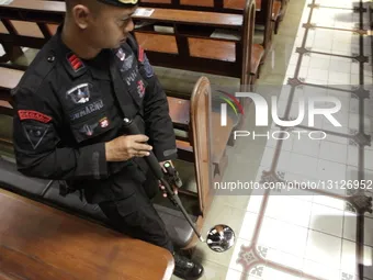 Police Secure Churches Ahead Of Christmas In Indonesia