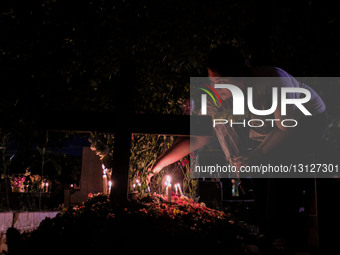 Grave Visitation Tradition On Christmas Eve