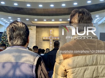 Iraqi Christians Celebrate Christmas At The Armenian Evangelical Church In Baghdad.
