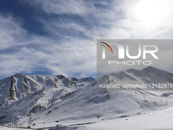 Snow-covered Mountains In The Pir Panjal Range 