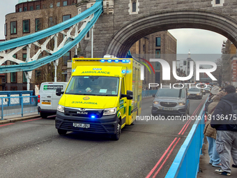 Incident Response Unit On Tower Bridge In London