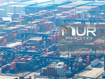 Longtan Container Terminal in Nanjing Port