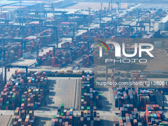 Longtan Container Terminal in Nanjing Port