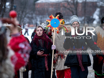 Malanka celebration in Kyiv.