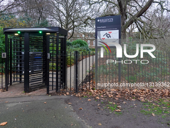 Exterior And Main Entrance Signage Of Regent's University London