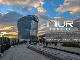 Visitors At The Garden 120 Skyscraper Rooftop In London