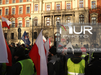 Farmers Protest Against The EU-Mercosur Agreement In Krakow
