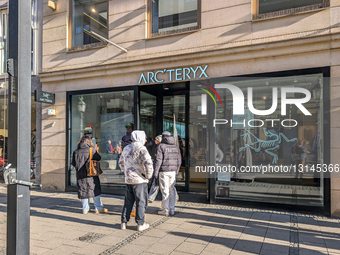 Arc'teryx Outdoor Apparel Storefront In Munich