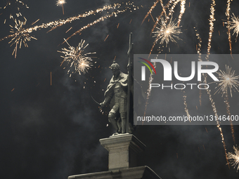 New Year's Eve Celebration In Warsaw.