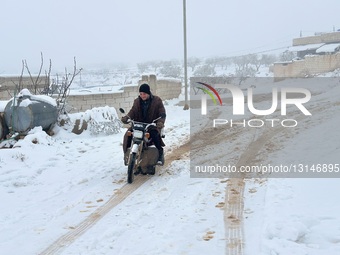 Snowstorms Hit Syrian Refugee Camps