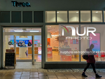 Three, British Telecommunications Provider Store