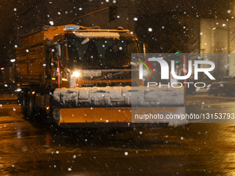 Snowfall In Novi Sad