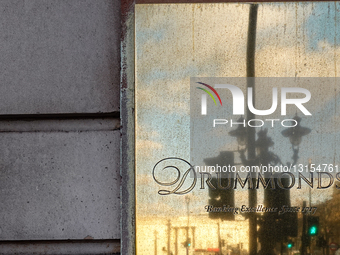 Historic Drummonds Bank At Charing Cross In London