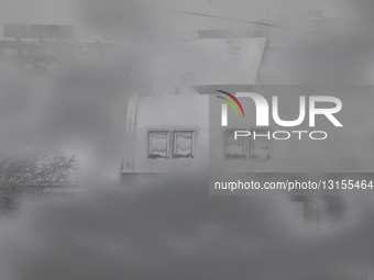 Prolonged Snowfall In Novi Sad