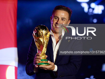 Fabio Cannavaro On The FIFA World Cup Tour In Egypt 