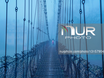 A Cold, Foggy Morning In Kathmandu, Nepal