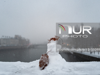 Heavy Snowfall In Paris 